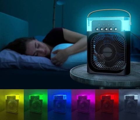 AirFlow™ - Mini Ventilador Humidificador + Aceites Esenciales Gratis