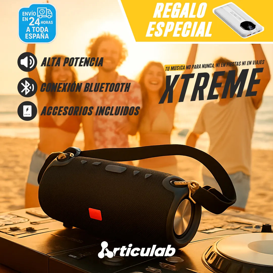 Altavoz Xtreme Importado + Power Bank de Regalo – LabMusic™