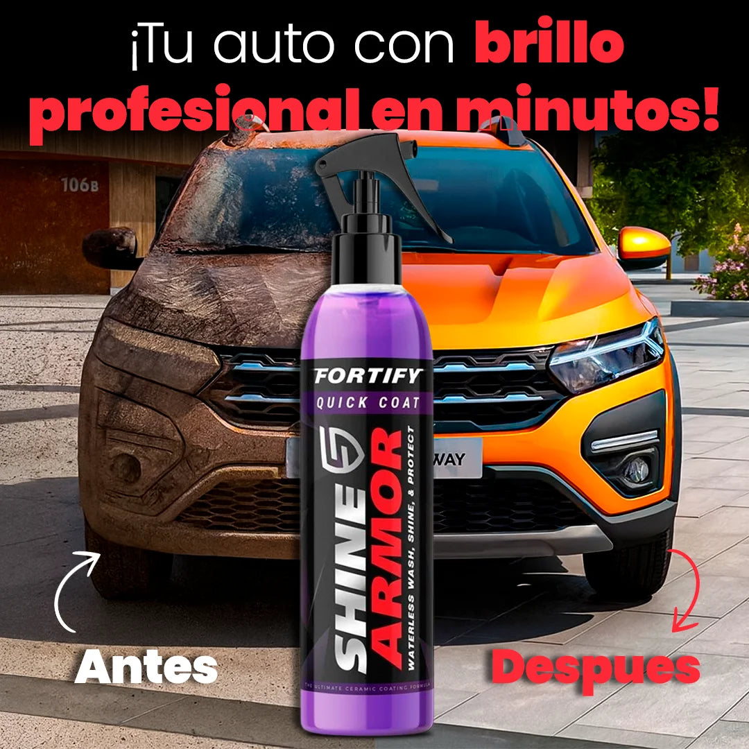 Spray Shine Max - ¡Protección y Brillo Prolongado para tu Auto! (+ Paño Gratis)