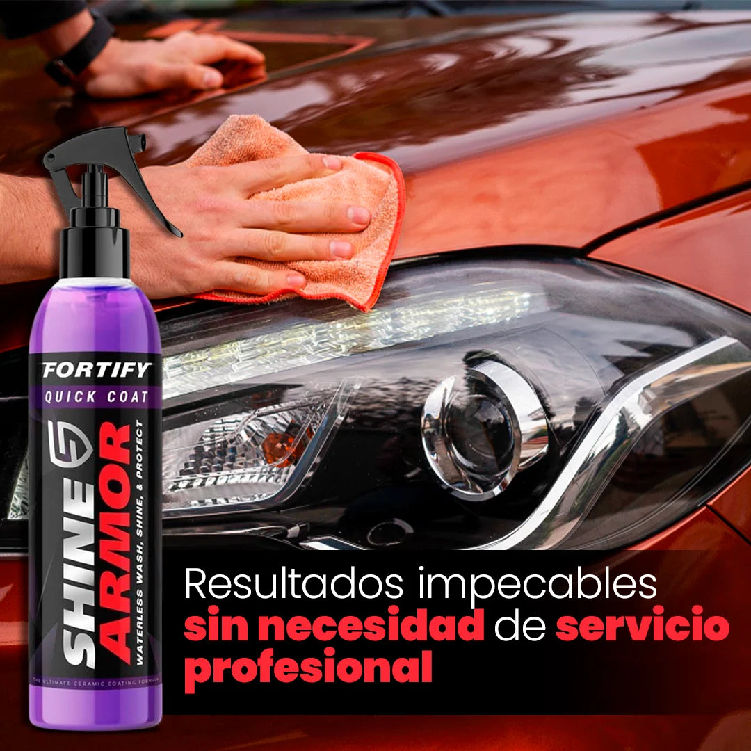 Spray Shine Max - ¡Protección y Brillo Prolongado para tu Auto! (+ Paño Gratis)