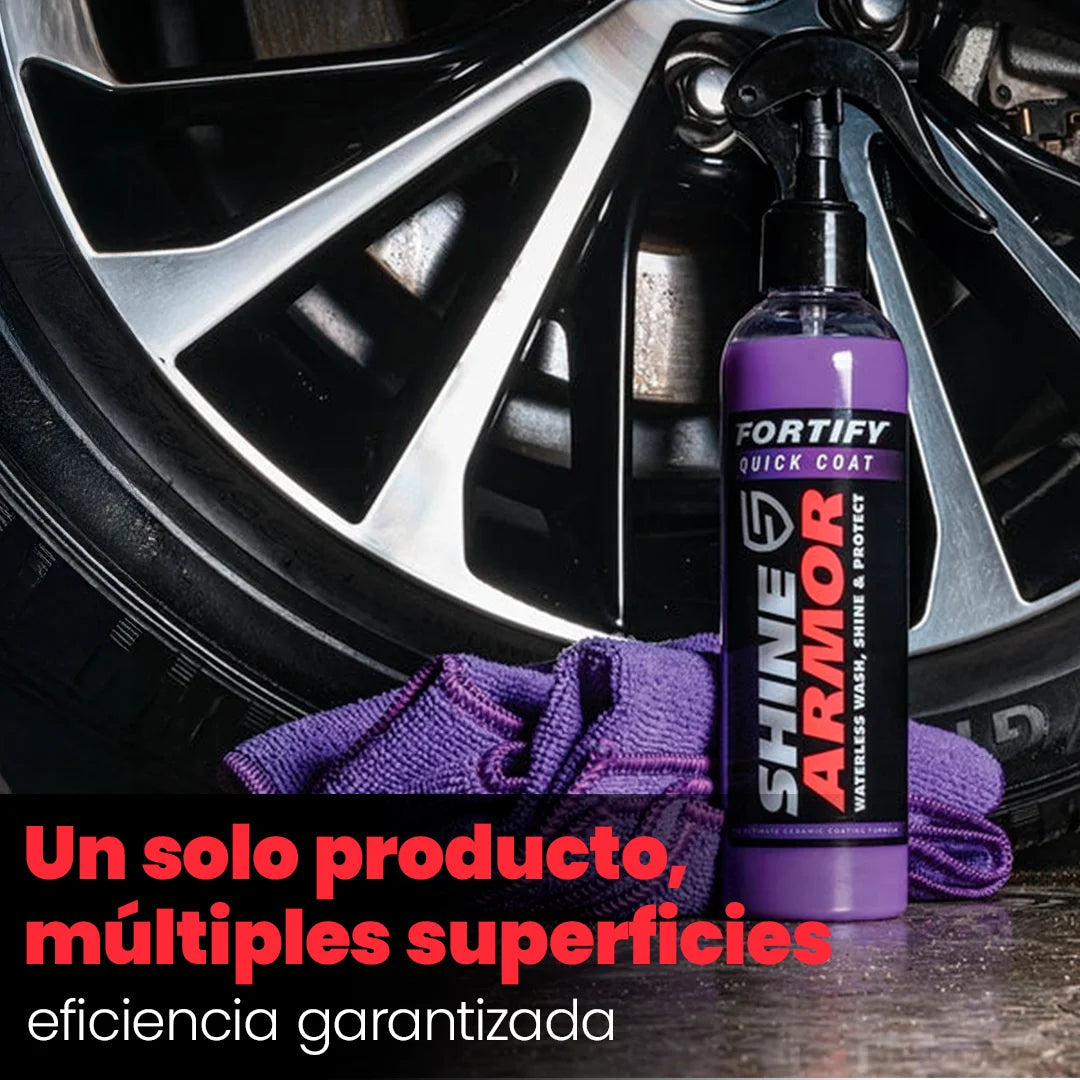 Spray Shine Max - ¡Protección y Brillo Prolongado para tu Auto! (+ Paño Gratis)