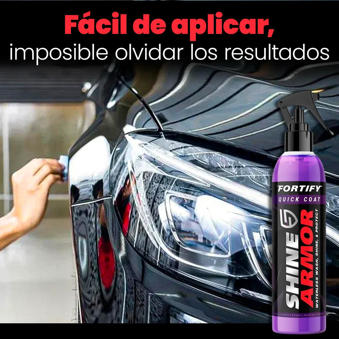 Spray Shine Max - ¡Protección y Brillo Prolongado para tu Auto! (+ Paño Gratis)