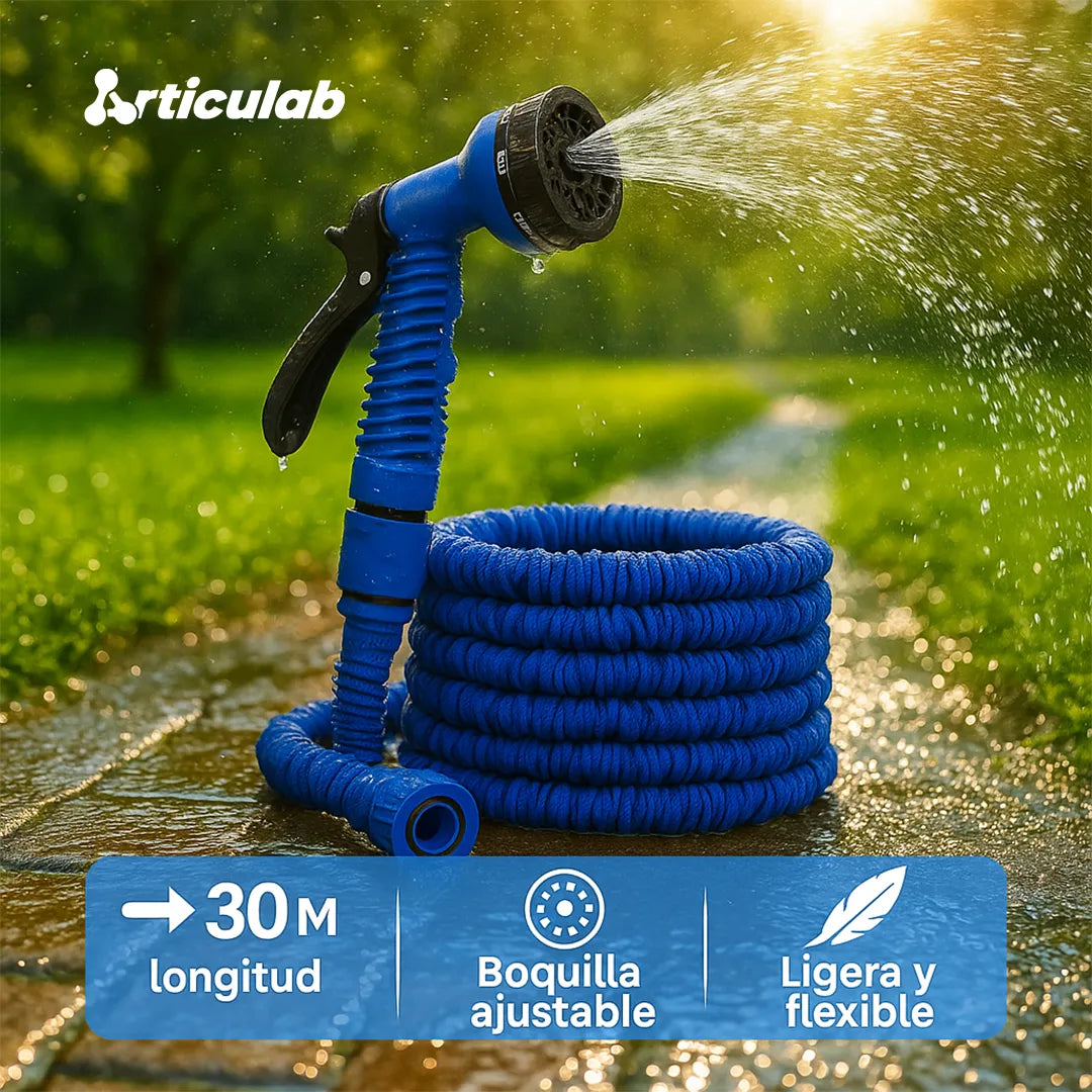 Manguera Extensible 30M y Antidobleces