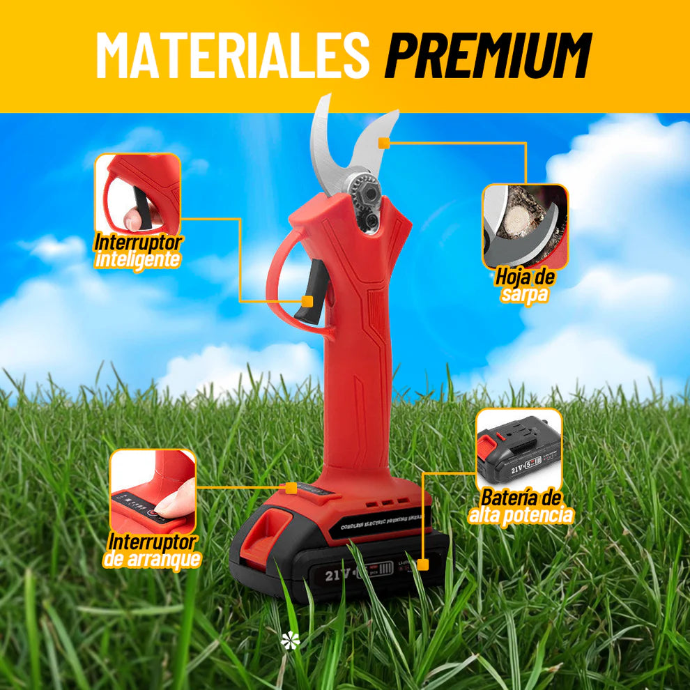Tijeras de Podar Eléctricas con Doble Batería - PodaPower Pro™