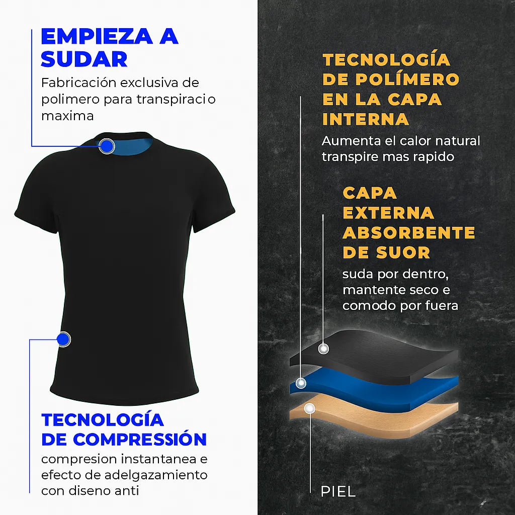 XBurn™ – Camiseta Térmica con Tecnología Iónica