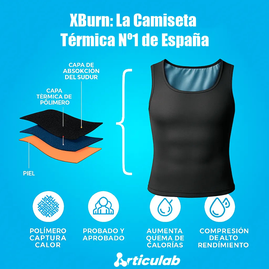 XBurn™ – Camiseta Térmica con Tecnología Iónica