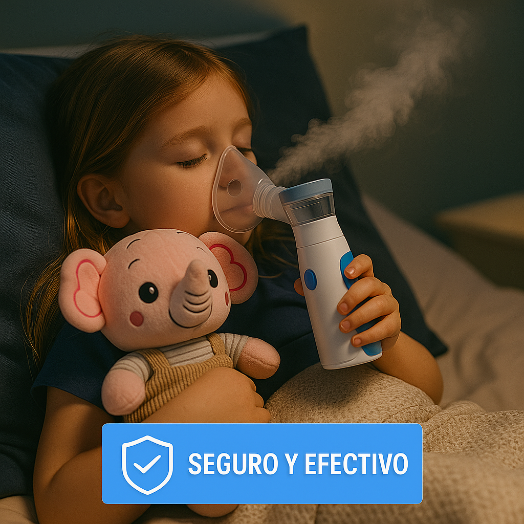 Inhalador Nebulizador Portátil + Peluche de Regalo - Arti®