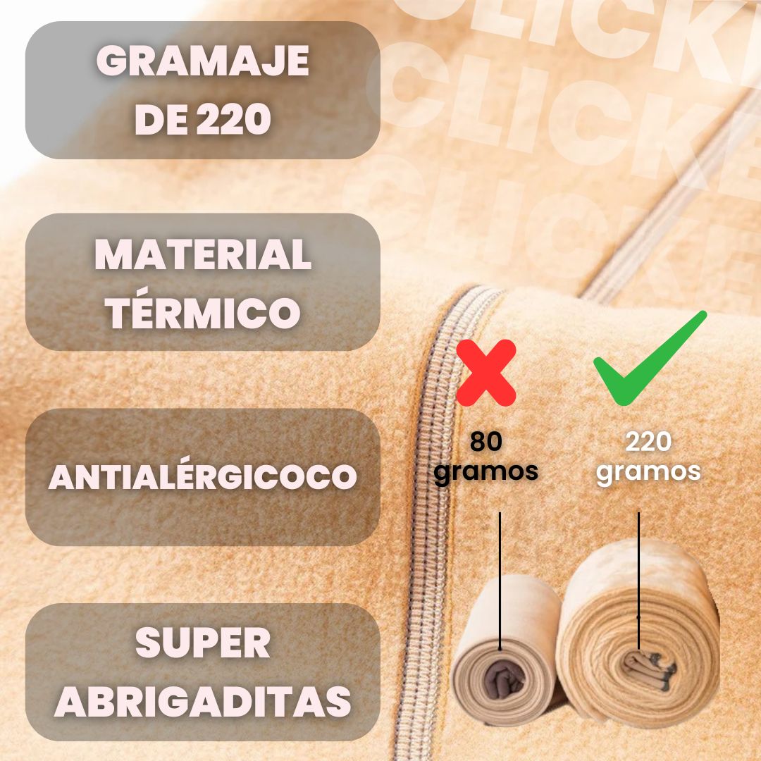 2 X 1 THERMA CLASICA - Medias Veladas Térmicas ALTA CALIDAD (Gramaje 220) ORIGINALES