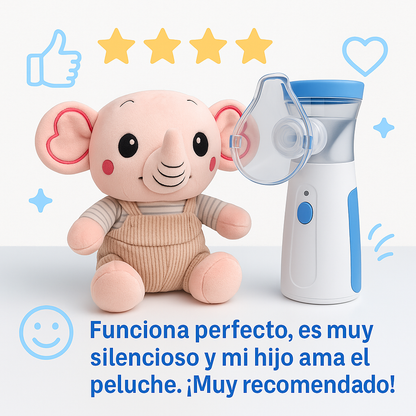 Inhalador Nebulizador Portátil + Peluche de Regalo - Arti®