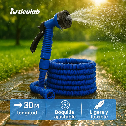 Manguera Extensible 30M y Antidobleces