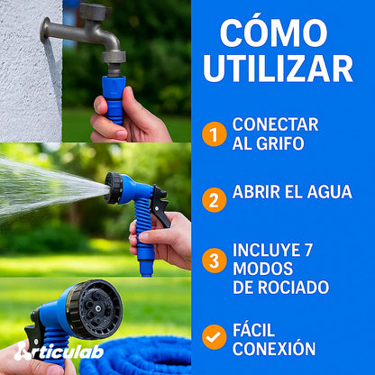 Manguera Extensible 30M y Antidobleces