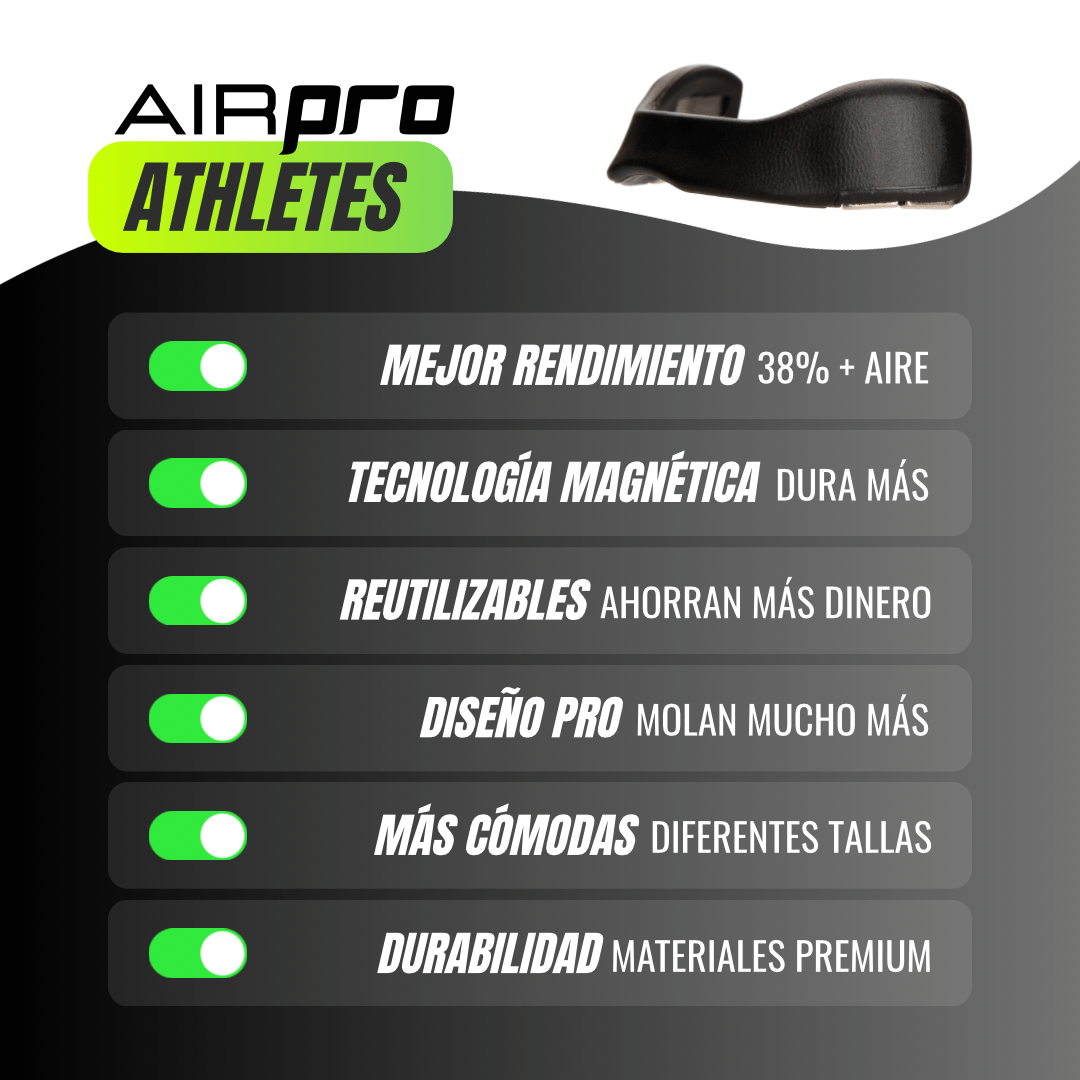 AirPro V2 | Tiras Nasales Magnéticas y Anti Ronquidos [PAGA 1 Y RECIBE 2]