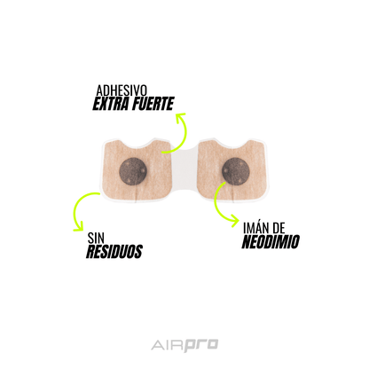 AirPro V2 | Tiras Nasales Magnéticas y Anti Ronquidos [PAGA 1 Y RECIBE 2]